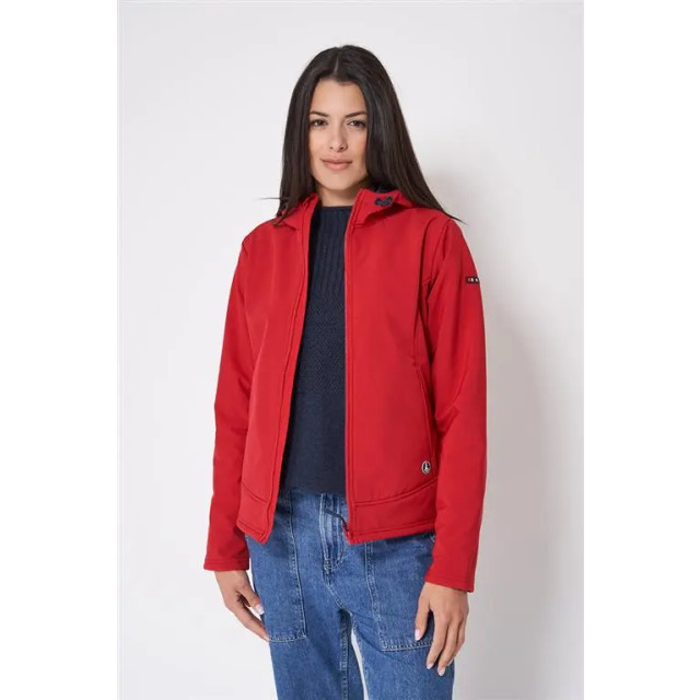 Batela Rode dames softshell jas - A2430-RO large