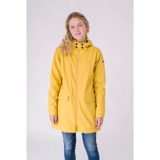 Batela Yerseke gele dames winter regenjas - C3056-AM large