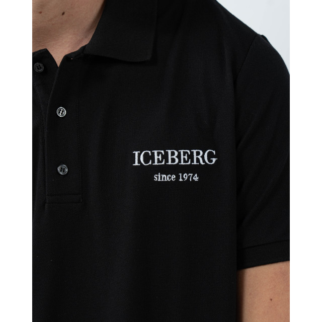 Iceberg Polo t-hirt polo-t-shirt-00054130-black large