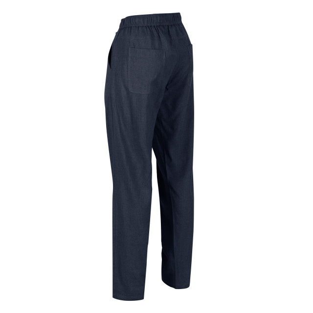 Regatta Dames maida linnen broek UTRG7819_navy large