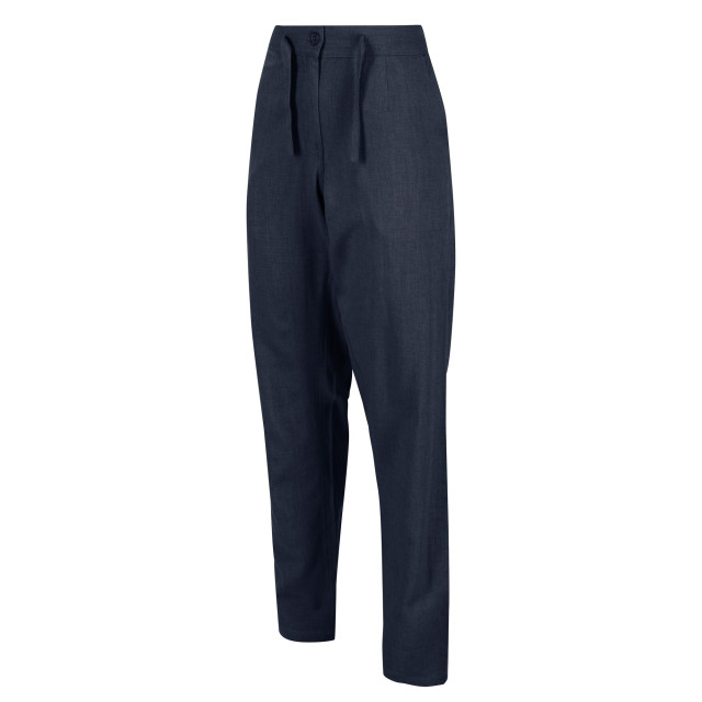 Regatta Dames maida linnen broek UTRG7819_navy large