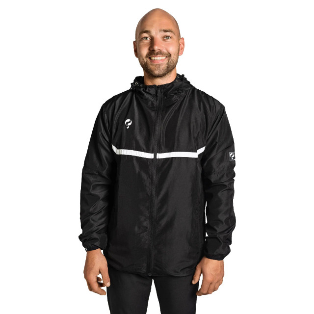 Q1905 Evergreen windbreaker jacket /wit QT4406-201-M large