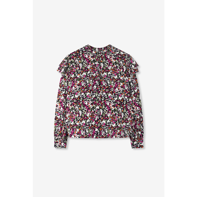 Alix The Label Ladies woven blurry flower blouse 4309.92.0014 large