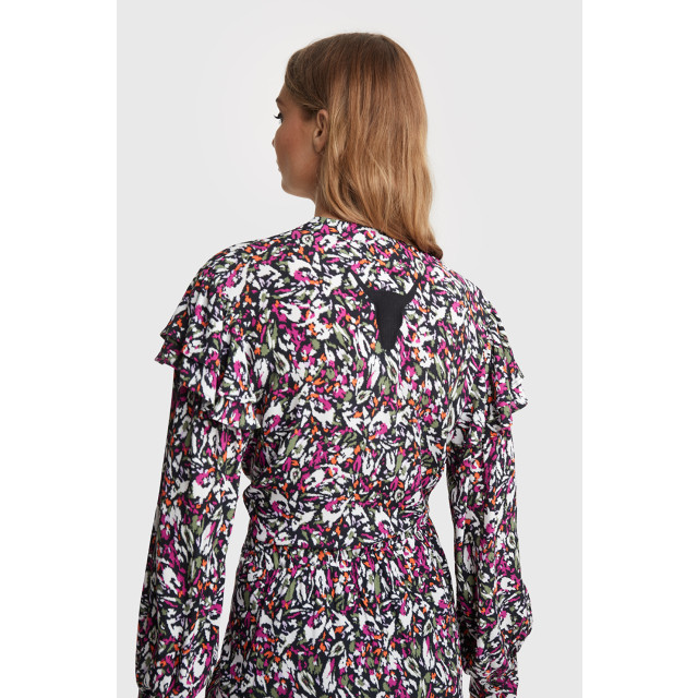 Alix The Label Ladies woven blurry flower blouse 4309.92.0014 large