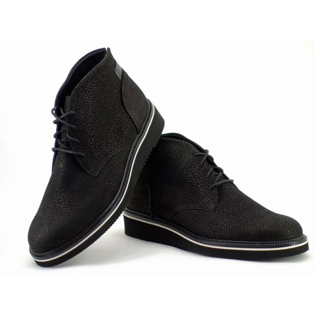 Durea 9654 Wijdte H Veterschoenen Zwart 9654 Wijdte H large