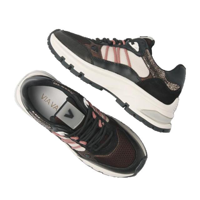 Via Vai 60048-02 Sneakers Zwart 60048-02 large