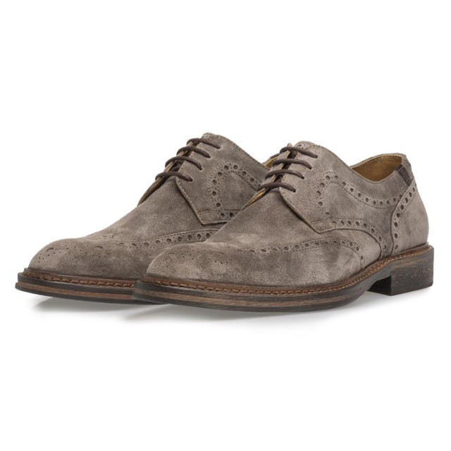 Floris van Bommel SFM-30302 Veterschoenen Taupe SFM-30302 large