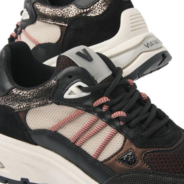 Via Vai 60048-02 Sneakers Zwart 60048-02 large