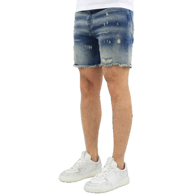 Flaneur Homme Heren blue jean short S7054FH-Indigo large