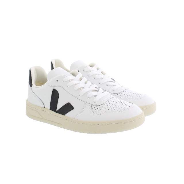 Veja Dames, heren v-10 leather VX020005-WHITE BLACK large