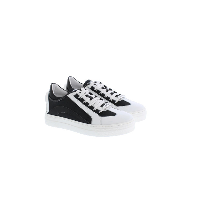 Dsquared2 Kids 551 box sole sneakers lace up 67071-VAR.08-WHITE/BLACK large