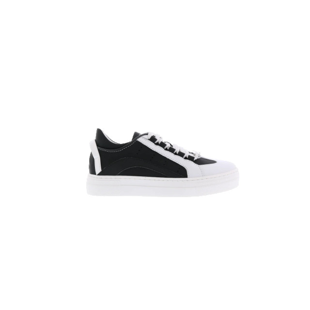 Dsquared2 Kids 551 box sole sneakers lace up 67071-VAR.08-WHITE/BLACK large
