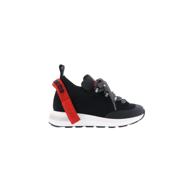 Dsquared2 Kids speedster sneakers lace up 67052-VAR.01-BLACK/RED large