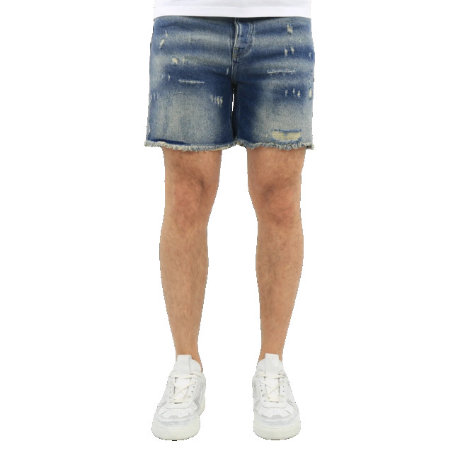 Flaneur Homme Heren blue jean short S7054FH-Indigo large