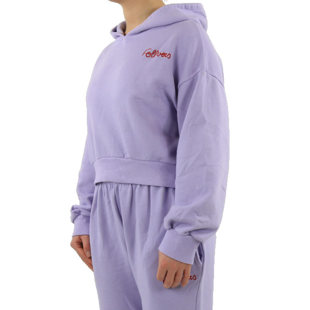 Follovers Dames short hoody Kylie-Lilac large