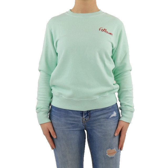 Follovers Dames round neck no hood Kourtney-Mint large