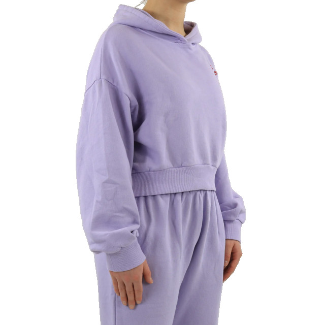 Follovers Dames short hoody Kylie-Lilac large
