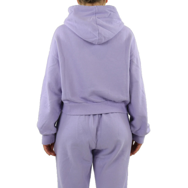 Follovers Dames short hoody Kylie-Lilac large