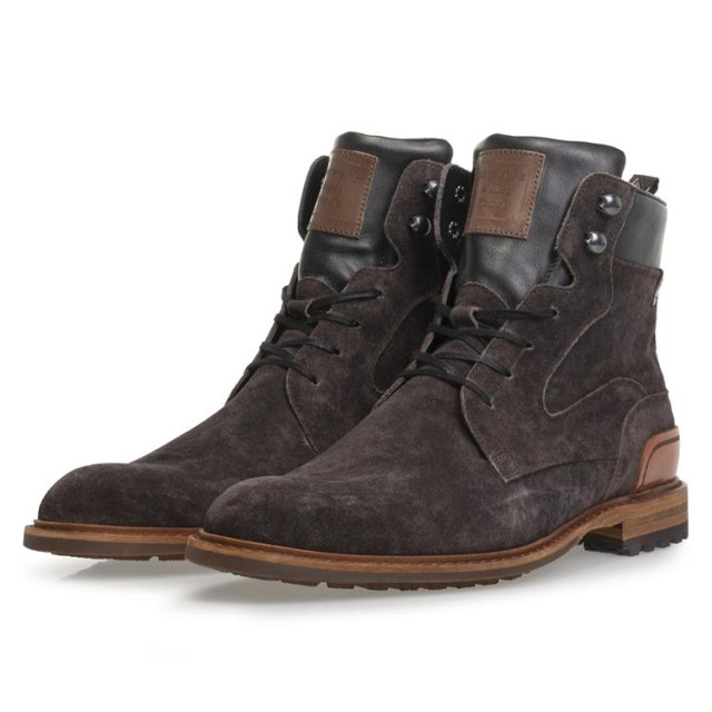 Floris van Bommel SFM-80027 Veterschoenen Taupe SFM-80027 large