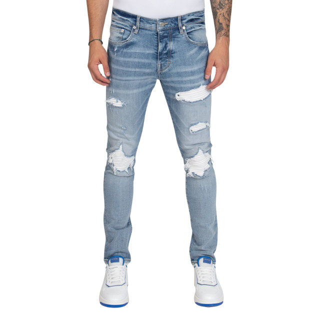 My Brand White ripped biker jeans white-ripped-biker-jeans-00054326-blue large