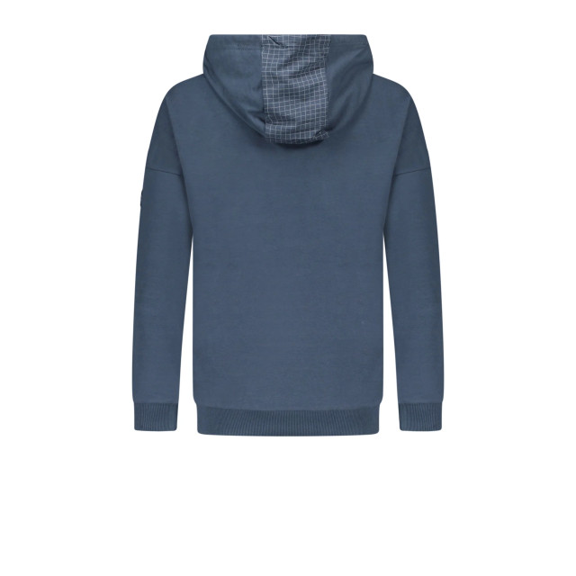 Bellaire  Jongens hoodie met fake pocket en aop midnight 137732448 large