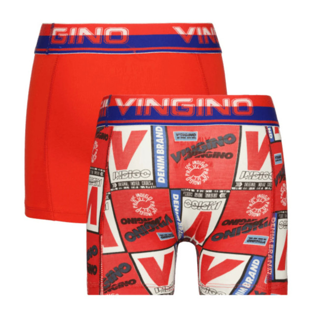 Vingino Jongens ondergoed 2-pack boxers athletics flame 146247758 large