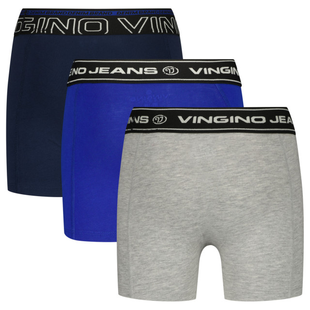 Vingino Jongens ondergoed 3-pack boxers solid 148032470 large