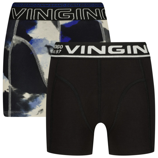 Vingino Jongens ondergoed 2-pack boxers smokey deep 148032442 large
