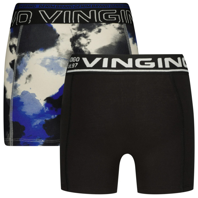 Vingino Jongens ondergoed 2-pack boxers smokey deep 148032442 large