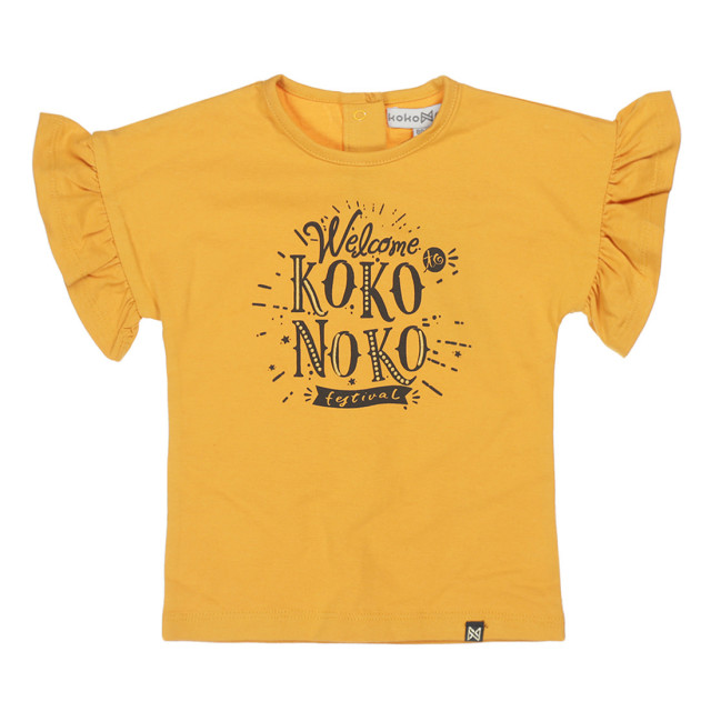 Koko Noko Meisjes t-shirt welkome festival ochre 131719825 large