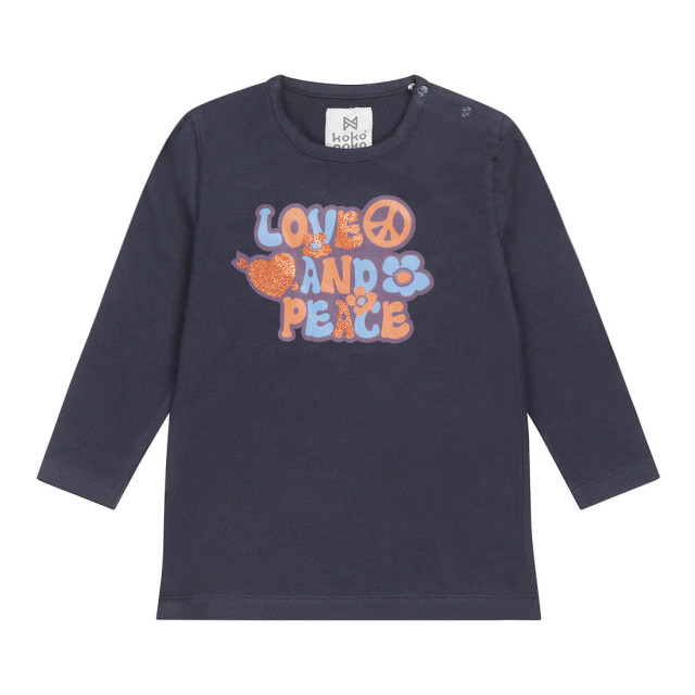 Koko Noko Meisjes shirt love and peace 138576384 large