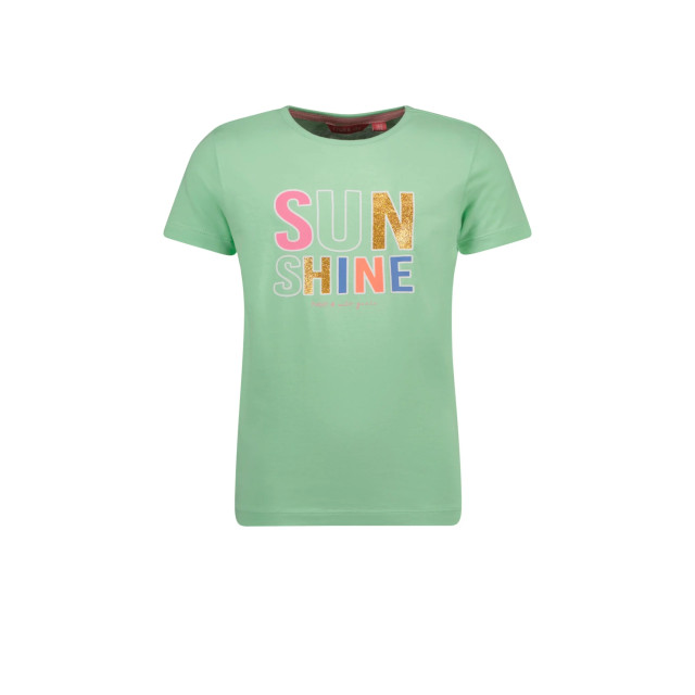 TYGO & vito Meisjes t-shirt glitterprint sunshine mint 142332772 large