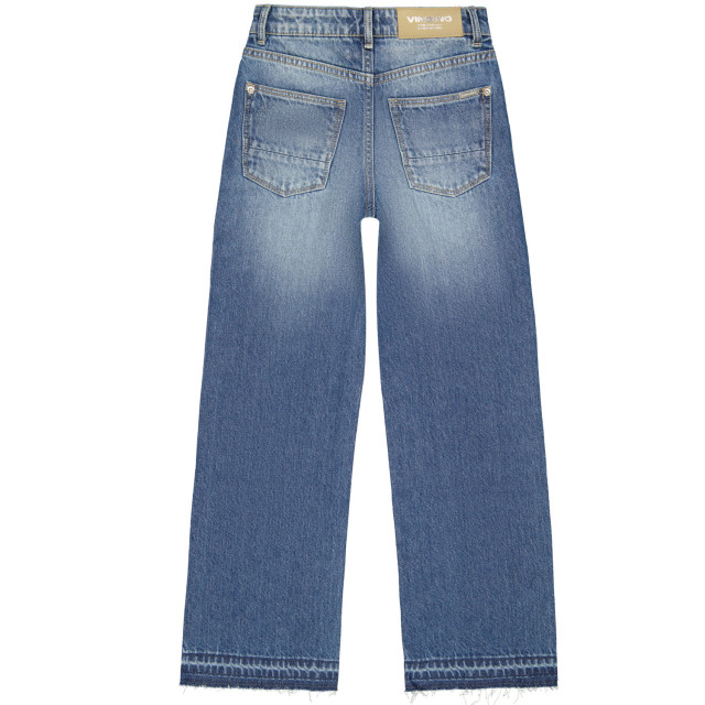 Vingino Meiden jeans wide leg fit cato blue vintage 145354903 large