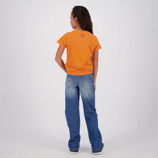 Vingino Meiden jeans wide leg fit cato blue vintage 145354903 large