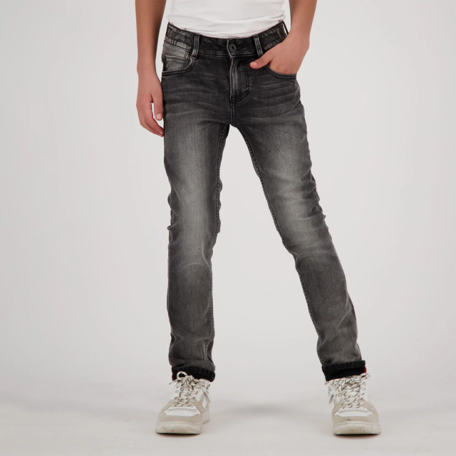 Vingino Jongens jeans super soft skinny fit amos dark grey vintage 146917717 large