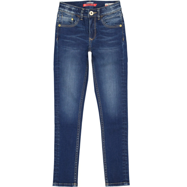 Vingino Meiden jeans super skinny flex fit bianca deep dark 144903976 large