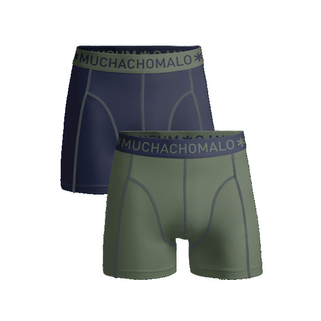 Muchachomalo Heren 2-pack boxershorts effen 1010SOLID163nl_nl large