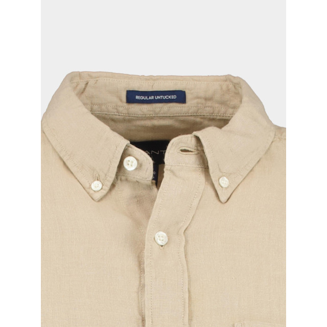 Gant Casual hemd lange mouw reg ut gmnt dyed linen shirt 3230102/270 179376 large