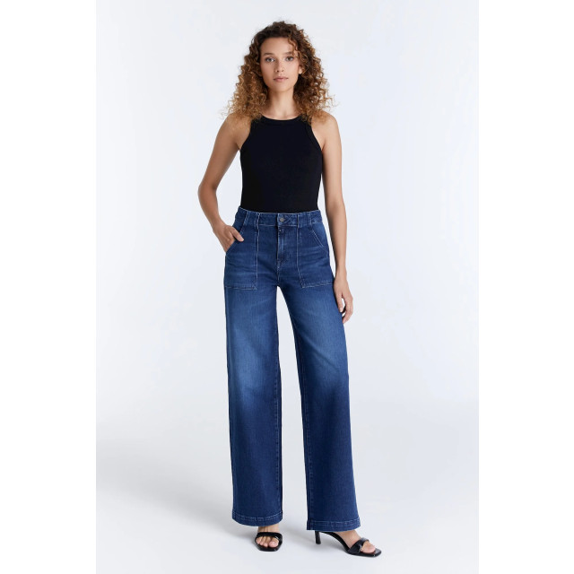 Cup of Joe Lulu wide leg jeans dark blue COJ Lulu DarkBlue large
