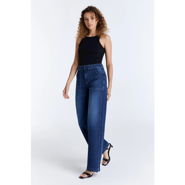 Cup of Joe Lulu wide leg jeans dark blue COJ Lulu DarkBlue large