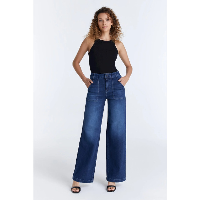 Cup of Joe Lulu wide leg jeans dark blue COJ Lulu DarkBlue large