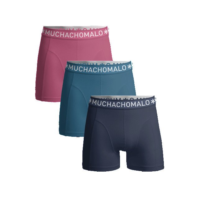 Muchachomalo Boys 3-pack boxer shorts solid SOLID1010-612Jnl_nl large
