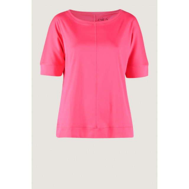 Zaida T-shirt korte mouw roze large