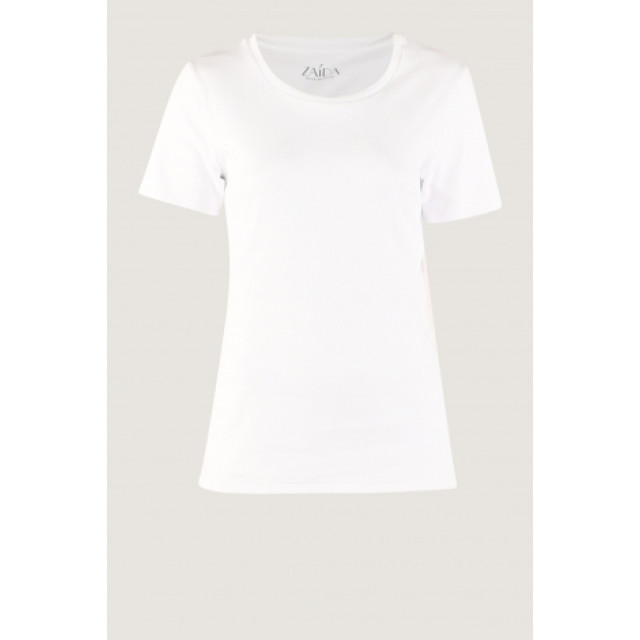 Zaida T-shirt korte mouw wit large