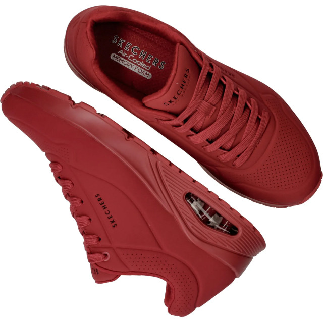 Skechers 52458 Uno Stand On Air Sneakers Rood 52458 Uno Stand On Air large
