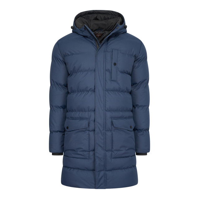 Cappuccino Italia Hooded winter jacket navy CAP-AG04-NVY-M large