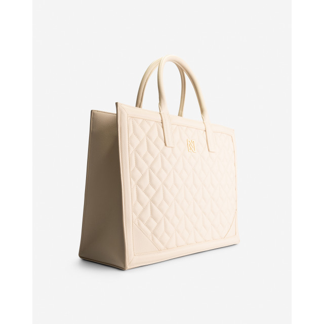 Nikkie Mayda quilted shopper mayda-quilted-shopper-00053132-creme large