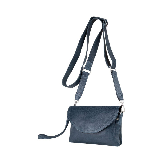 Legend Legend Dames Tas-Handtas-100% Leer-ONE SIZE-Debra-Blauw Debra blue large