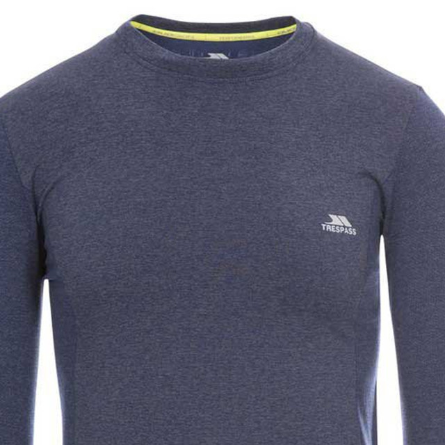 Trespass Heren timo lange mouwen sport shirt UTTP3573_navymarl large