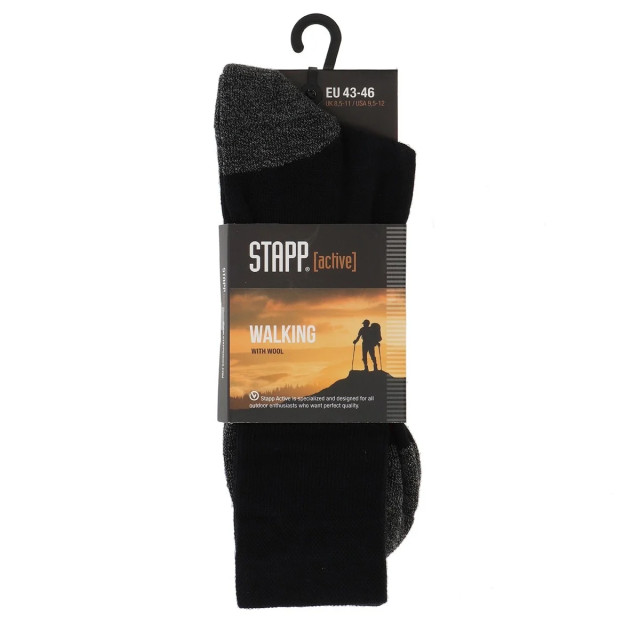 STAPP Active unisex walking sokken 29520 1-paar 29520-Zwart large